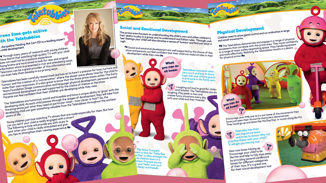 Learn how Teletubbies can benefit your child's development.