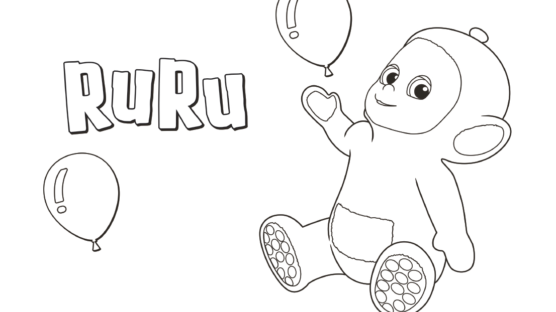 Is RuRu your favourite Tiddlytubby? Download this colouring sheet.